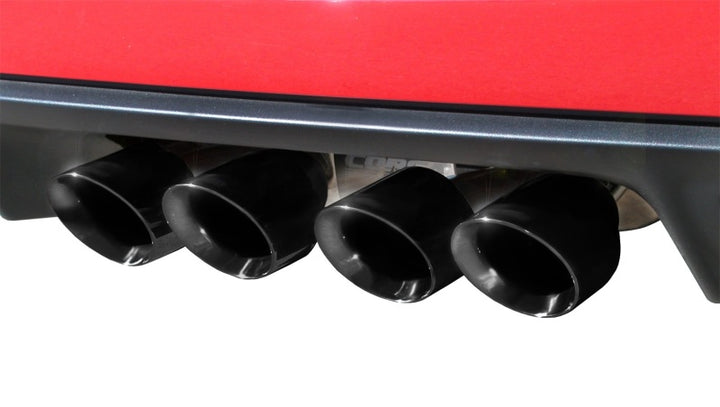 Corsa Xtreme Axle-Back Exhaust with Dual Black 3.5in Tips - Chevrolet Corvette C6 6.2L V8 (2009-2013) - OneFastShop
