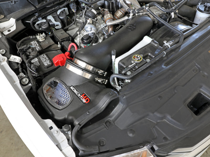 aFe Momentum HD Cold Air Intake System with Pro 10R Filter for 20-24 Ford Diesel Trucks V8-6.7L (td)