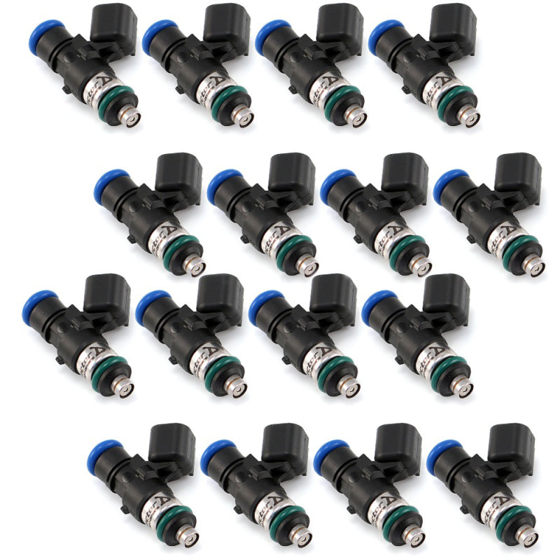 Injector Dynamics ID1050-XDS Fuel Injectors - 34mm, 14mm Top O-Ring, 14mm Lower O-Ring - Set of 16