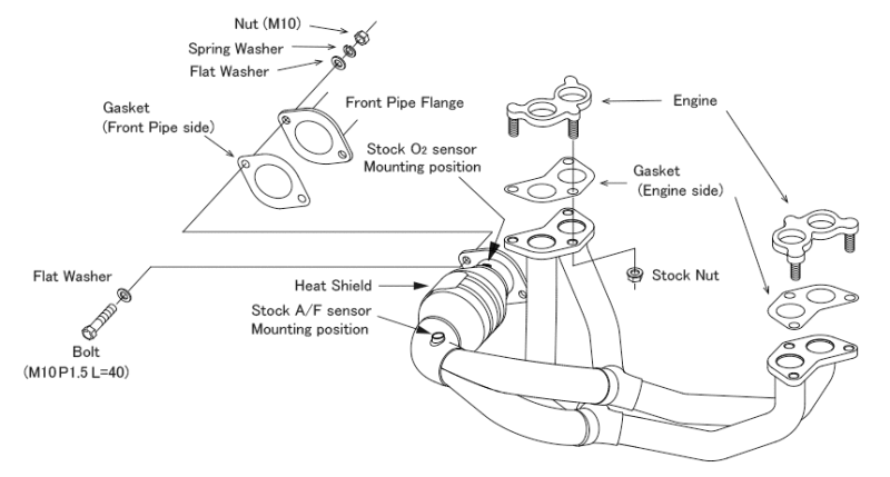 HKS GT-SPEC Super Manifold with Catalyzer - Toyota GR86 (ZN8) 2022-2025, image 5