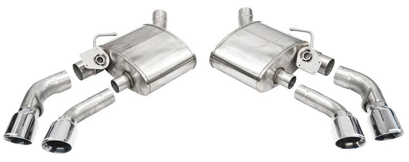 CORSA Performance 16-24 Camaro SS/ZL1 6.2L V8 Polished Xtreme Axle-Back Exhaust with Factory NPP Valve