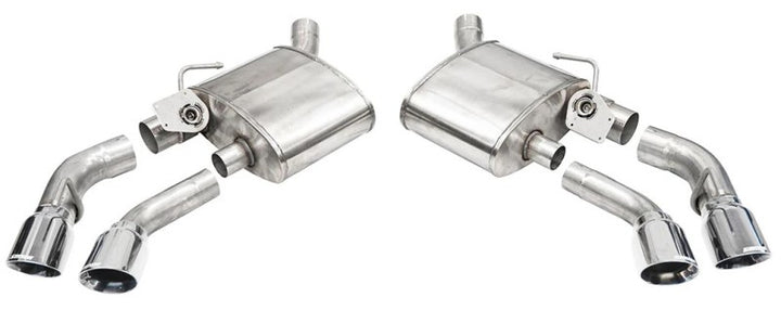 CORSA Performance 16-24 Camaro SS/ZL1 6.2L V8 Polished Xtreme Axle-Back Exhaust with Factory NPP Valve