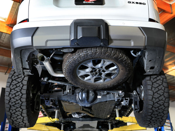 aFe 24-26 Lexus GX550 V6 Vulcan Series SS Axle-Back Exhaust