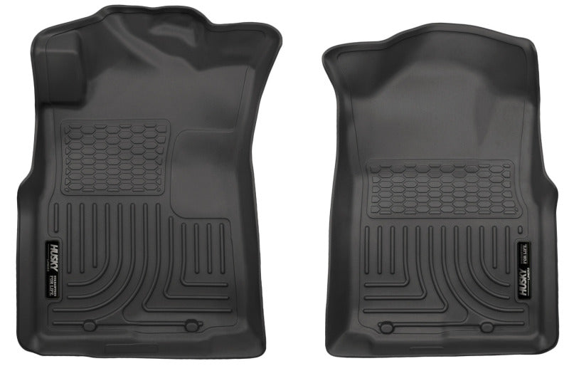Husky Liners WeatherBeater Front Black Floor Liners for 05-15 Toyota Tacoma Crew/Extended/Standard Cab