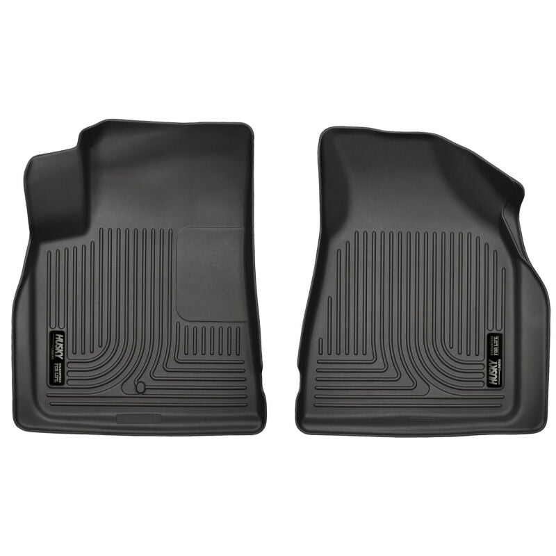 Husky Liners Weatherbeater Black Front Floor Liners for 09-14 Chevy Traverse 07-14 GMC Acadia