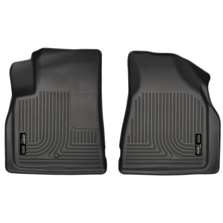 Husky Liners Weatherbeater Black Front Floor Liners for 09-14 Chevy Traverse 07-14 GMC Acadia