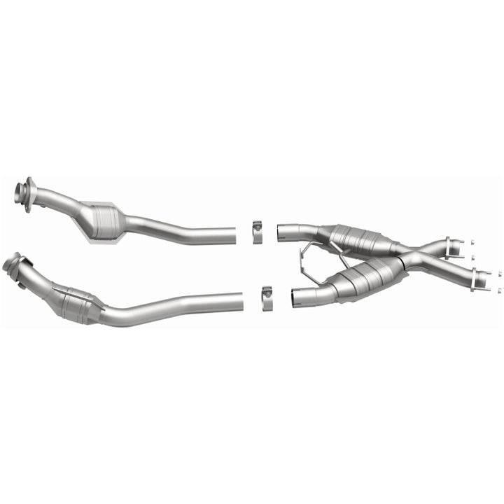 Magnaflow Conv DF Mustang X-Pipe 94-95 Street Direct-Fit for 1994-1995 Ford Mustang GT GTS SVT Cobra