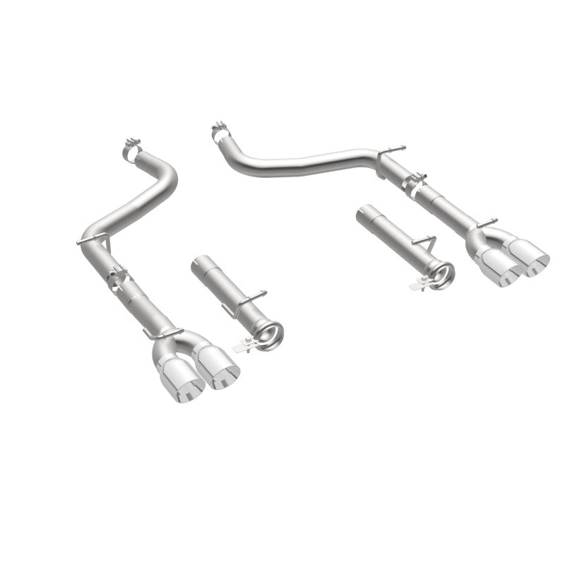 MagnaFlow Axle-Back – SS 2.5 in. Quad Split Rear 3.5 in. Tip for 2015 Dodge Challenger R/T 5.7L