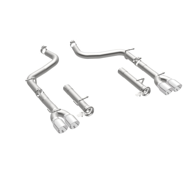 MagnaFlow Axle-Back – SS 2.5 in. Quad Split Rear 3.5 in. Tip for 2015 Dodge Challenger R/T 5.7L