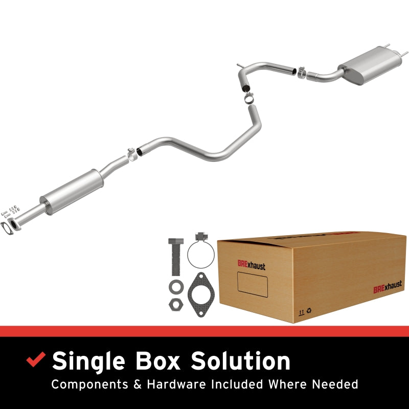 BRExhaust 2016–2024 Direct-Fit Replacement Exhaust System for Chevrolet Malibu 1.5L