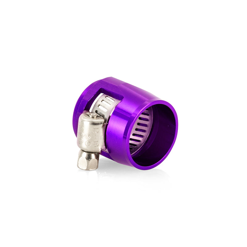 Mishimoto Aluminum 12AN Hex Hose Finishers Purple Set - OneFastShop