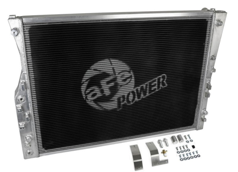 aFe BladeRunner Street Series Aluminum Radiator for 08-10 Ford Diesel Trucks 6.4L - Enhanced Cooling Efficiency and Durability
