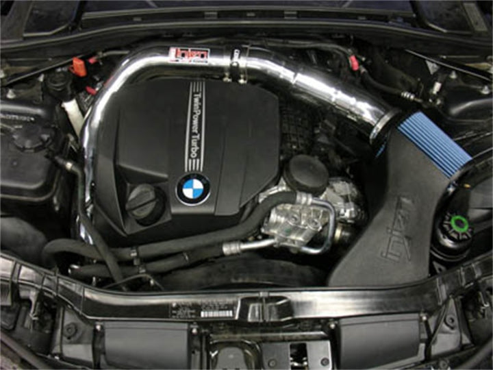 Injen Polished Tuned Air Intake with MR Technology and Air Fusion for 2011-2013 BMW E82 135i (N55) and E90 335i - OneFastShop