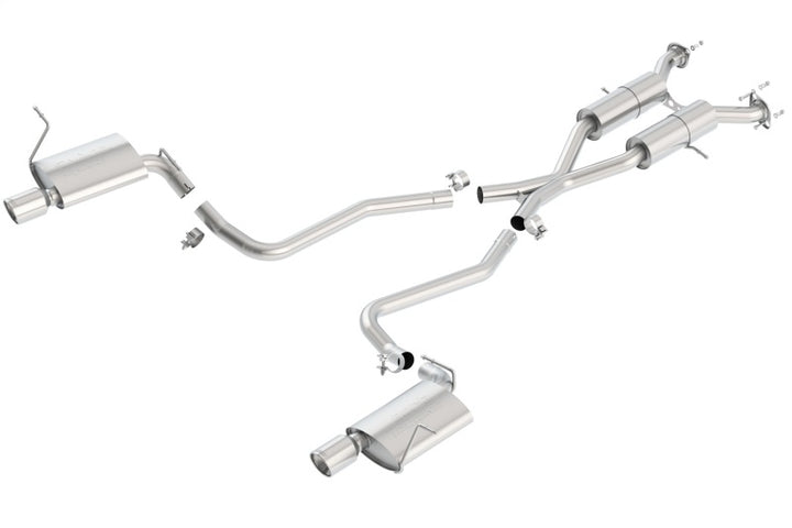 Borla SS Catback Exhaust for 11-16 Jeep Grand Cherokee Limited/Laredo 5.7L 8cyl 4WD/RWD - OneFastShop
