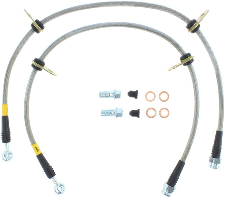 Stoptech Front SS Brake Lines for 06-09 Honda S2000 - OneFastShop