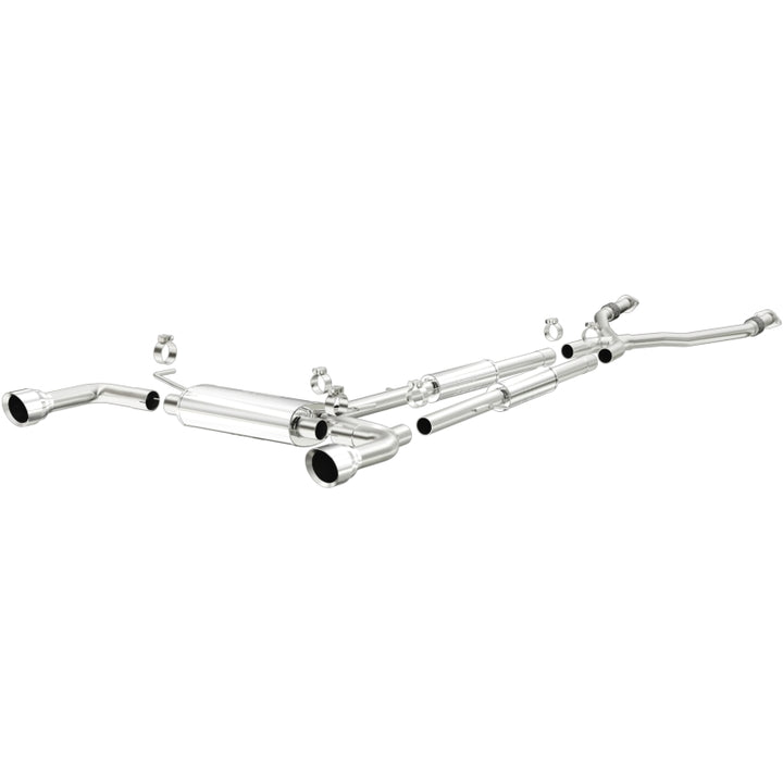 Magnaflow Cat-Back Exhaust with Polished Tips for 14-24 Infiniti Q50 V6 3.7L Dual Split Rear Exit - OneFastShop
