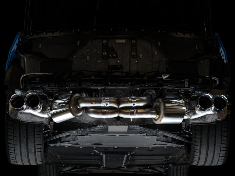 AWE Tuning Touring Edition Exhaust with Quad Chrome Silver Tips for 2020 Chevrolet Corvette (C8)