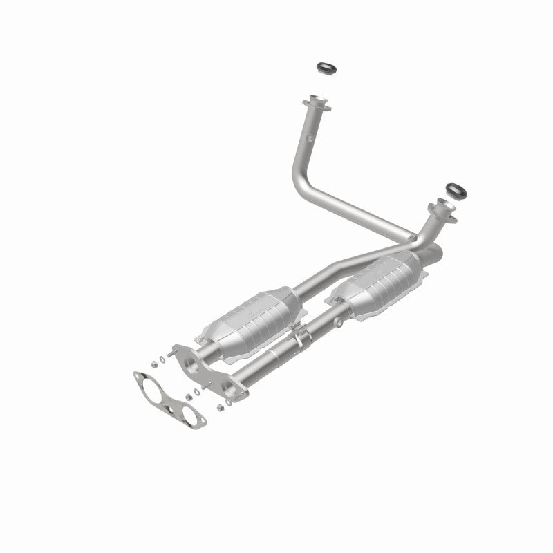 MagnaFlow Catalytic Converter DF Dual Outlet for GM Truck/SUV 96 - OneFastShop
