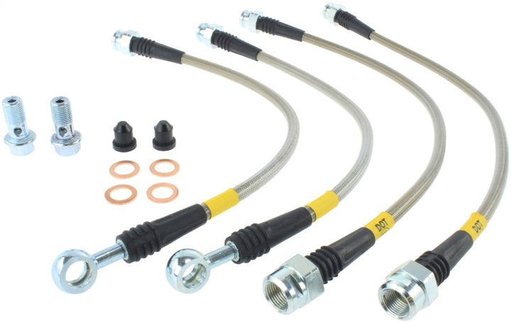 StopTech Stainless Steel Rear Brake Lines for 07-08 Cadillac Escalade - OneFastShop