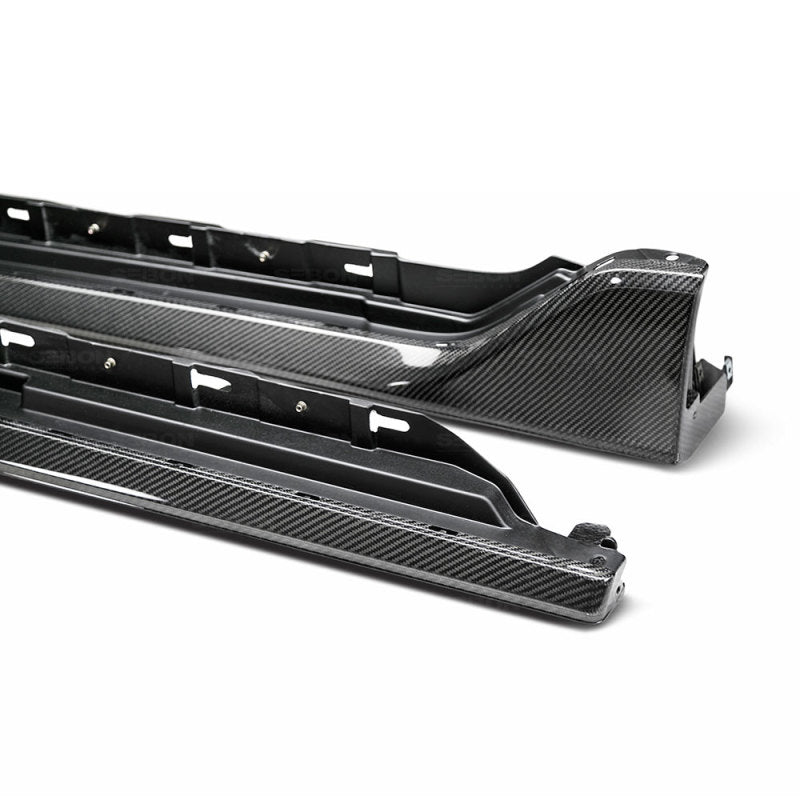 Seibon Carbon Fiber Side Skirts for 2017 Honda Civic Type R OEM - OneFastShop