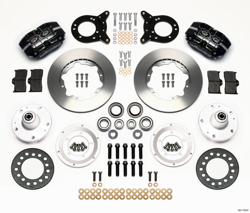Wilwood Dynapro Dust-Boot Front Kit 11.00in for 1965-1969 Mustang Disc & Drum Spindle - OneFastShop