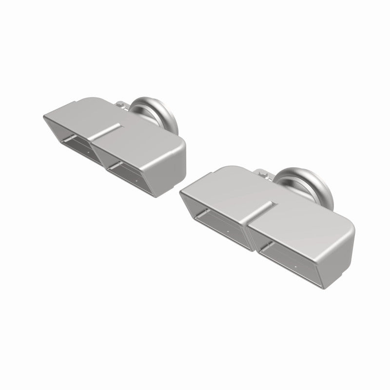 Magnaflow Tip 1-Set Quad Square for 2009-2013 Dodge Challenger R/T, SE, SRT8, SXT, and 2012 Challenger R/T Classic, SXT Plus
