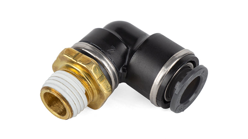 Air Lift Male Elbow 1/4in NPT x 3/8in Tube