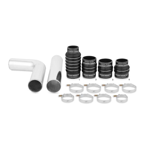 Mishimoto Intercooler Kit with Pipes (Silver) - Dodge 5.9L Cummins 2003-2007