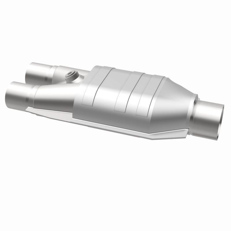 Magnaflow Universal Catalytic Converter 2.5 Inch Single Dual O2 Sensor Port Stainless Steel EPA Compliant