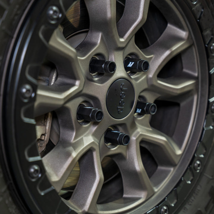 Mishimoto M14x1.5 Steel Locking Lug Nuts Black (20 Pack) - OneFastShop