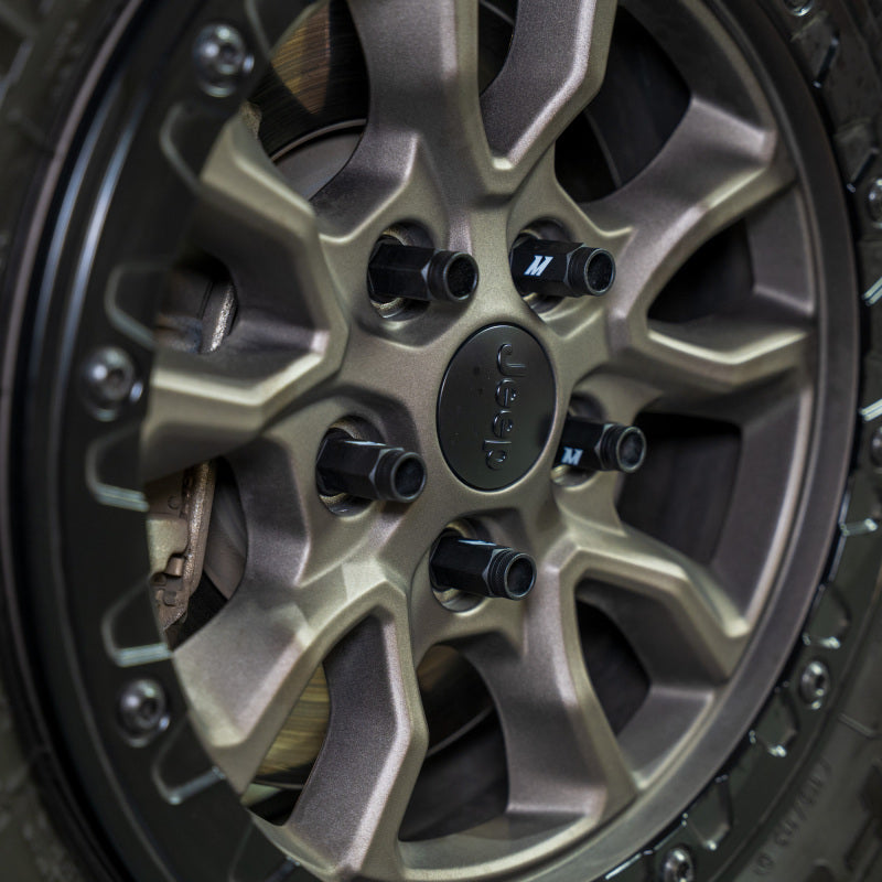 Mishimoto Steel Locking Lug Nuts M14x1.5 (24 Pack) Black - OneFastShop