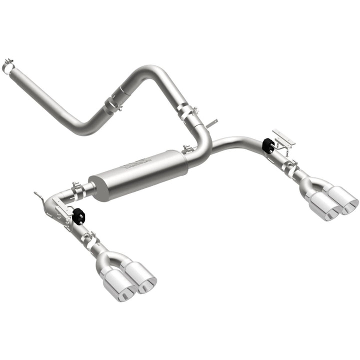 MagnaFlow Street Series Cat-Back Exhaust System with Quad Tips for 98-02 GM F-Body - OneFastShop