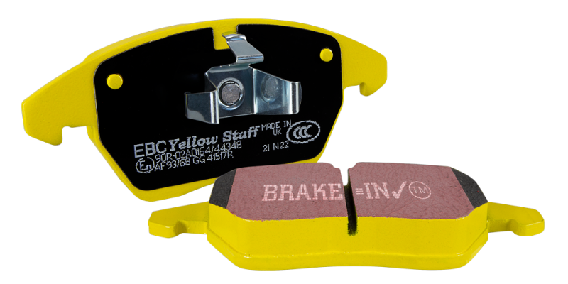 EBC Yellowstuff Rear Brake Pads for 2022+ Toyota GR Yaris - OneFastShop