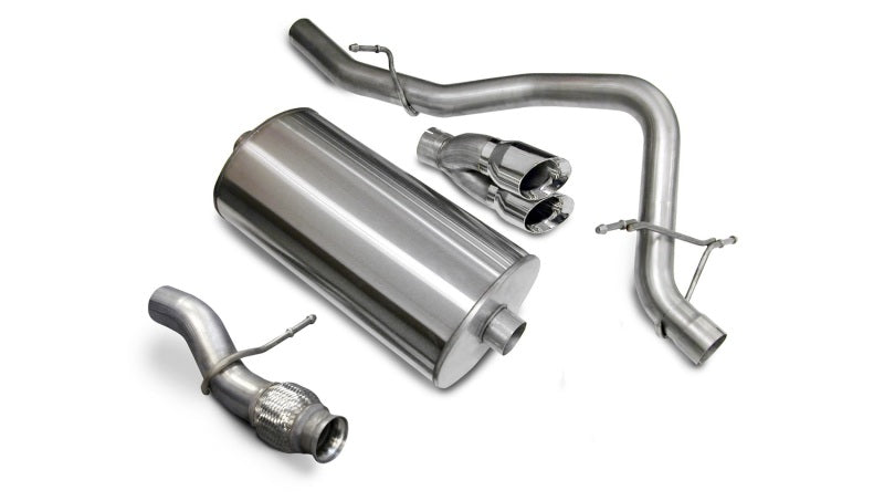 Corsa Polished Sport Cat-Back Exhaust for Chevrolet Tahoe 5.3L V8 2009-2014 - OneFastShop