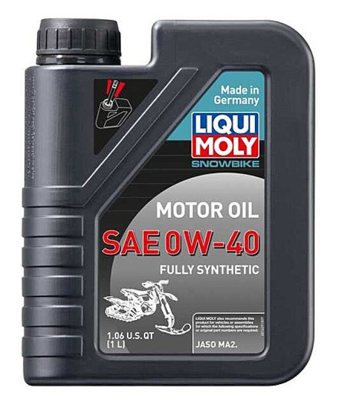 Liqui Moly 1L Snowbike Motor Oil SAE 0W40 for 2012-2014 Aprilia Mana 850 and More - OneFastShop
