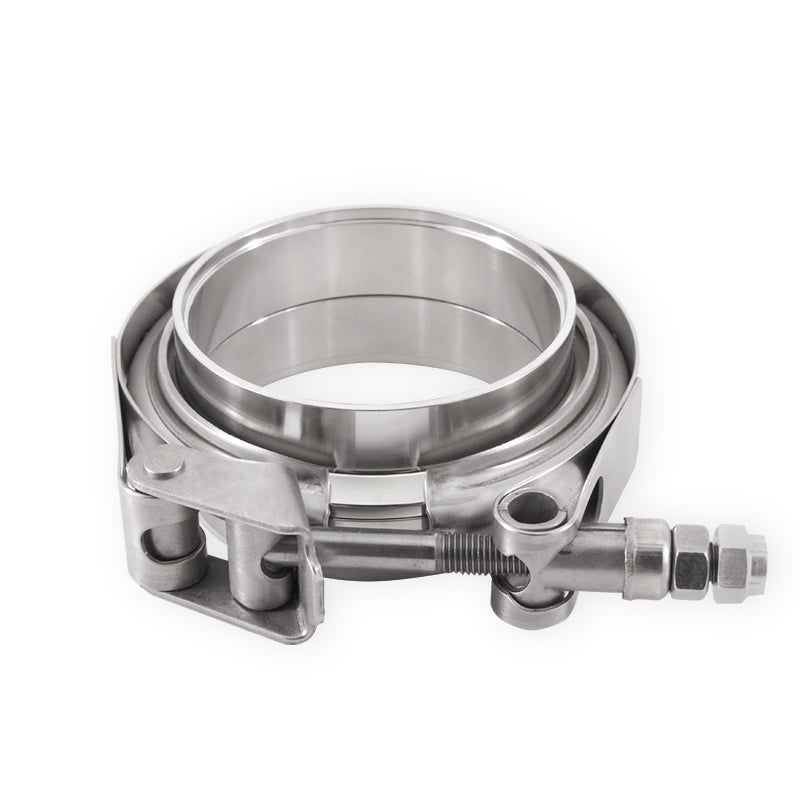 Mishimoto Stainless Steel V-Band Clamp 2in 50.8mm Leak-Free Secure Connection - OneFastShop