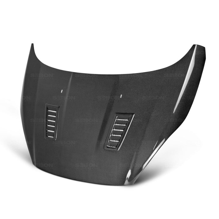 Seibon RS Style Carbon Fiber Hood for 14+ Ford Fiesta - OneFastShop