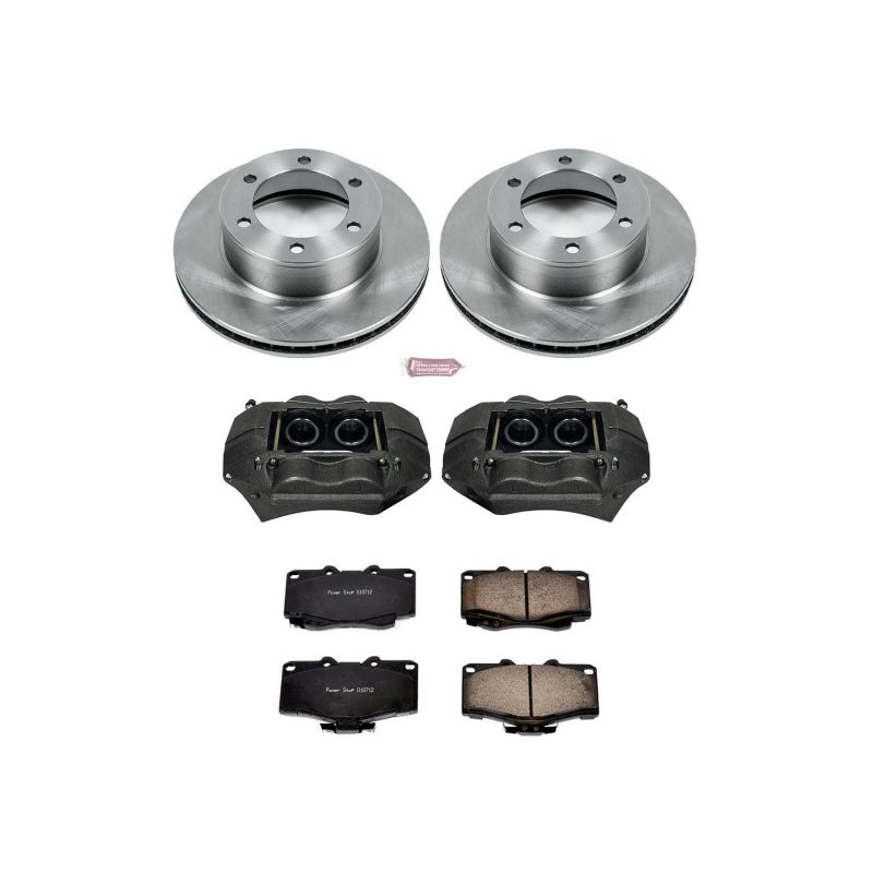 PowerStop Front Autospecialty Brake Kit with Calipers for 95-04 Toyota Tacoma - OneFastShop