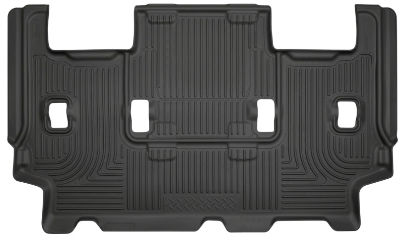 Husky Liners WeatherBeater 3rd Row Black Floor Liner for 07-10 Ford Expedition and Lincoln Navigator - OneFastShop