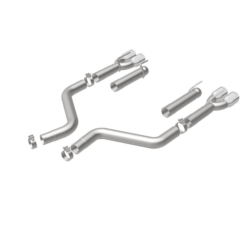 MagnaFlow Axle-Back Stainless Steel Exhaust System - Dodge Challenger 2015 incl SRT Hellcat - OneFastShop