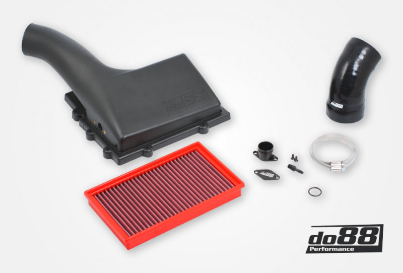 do88 V1 Cold Air Intake System with BMC Filter for do88 Inlet Pipe - VAG 1.8/2.0 TSI (MQB) 2012-2026 - Black Hose