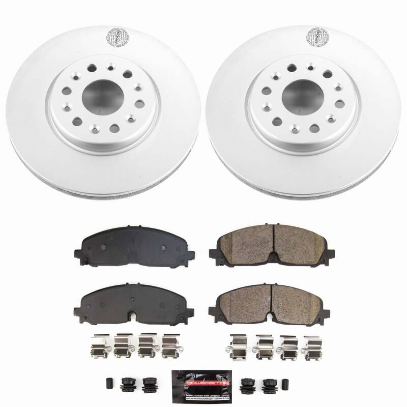 PowerStop Z23 Front Coated Brake Kit - Chevrolet Traverse / Blazer / Buick Enclave 2020-2025