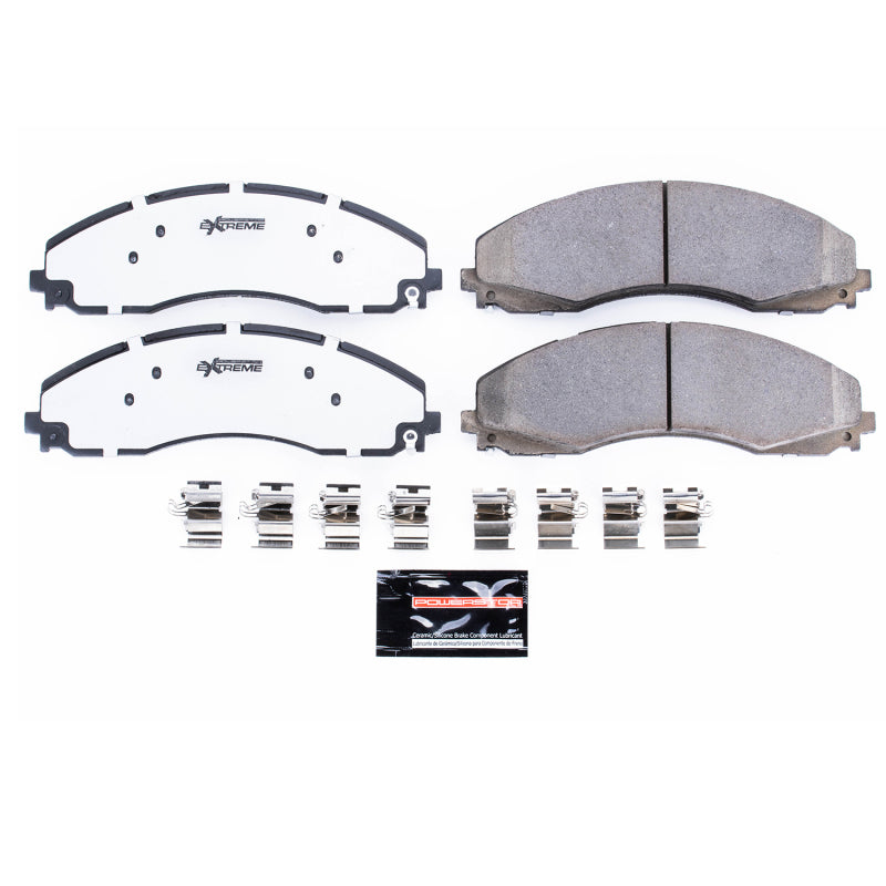 PowerStop Z36 Truck & Tow Brake Pads With Hardware For 17-19 Ford F-450 Super Duty