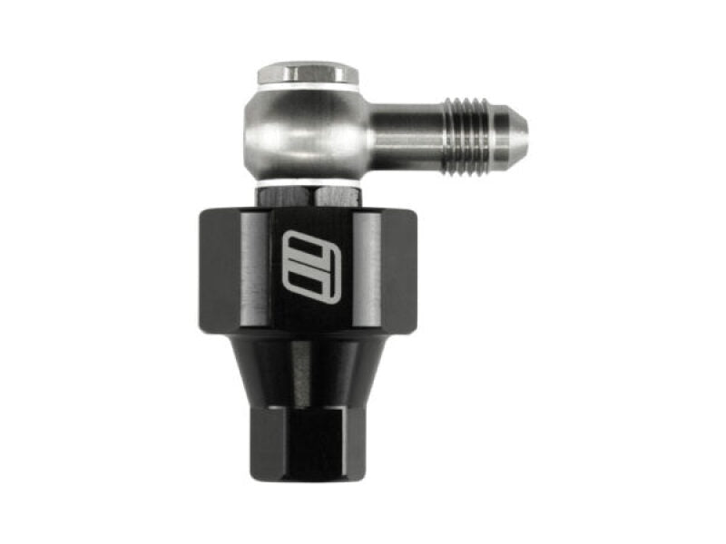 Turbosmart Small Turbo Mounted Oil Filter 44um 4AN Banjo Inlet 4AN Female Outlet