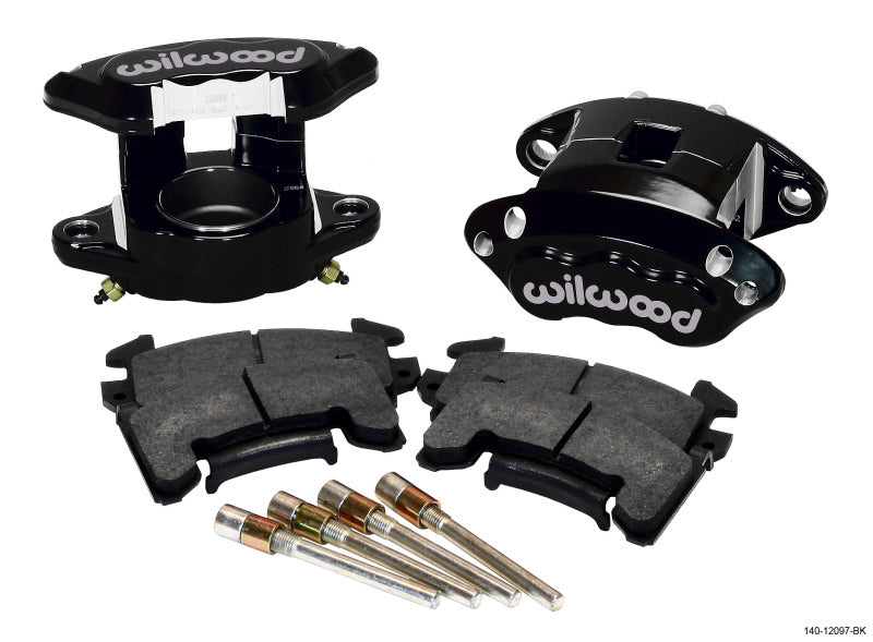 Wilwood D154 Front Caliper Kit Black 2.50in Piston Fits 1978-2002 GM Vehicles - OneFastShop