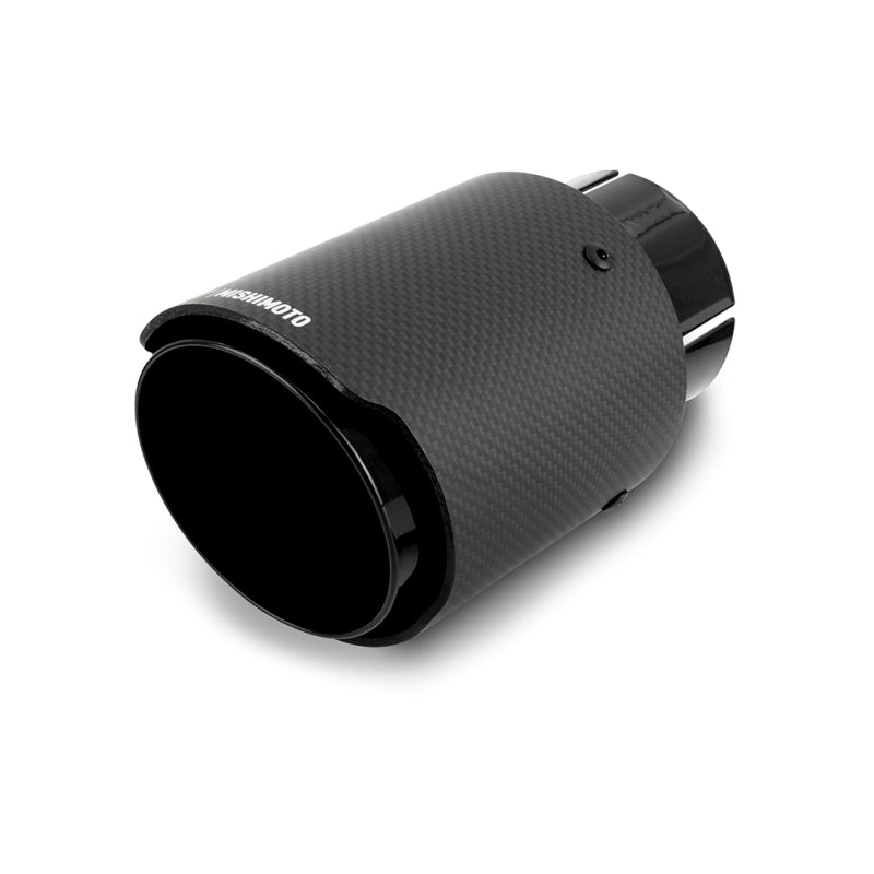 AEM Exhaust Tip Carbon Fiber 2.5in Inlet 3.5in Outlet