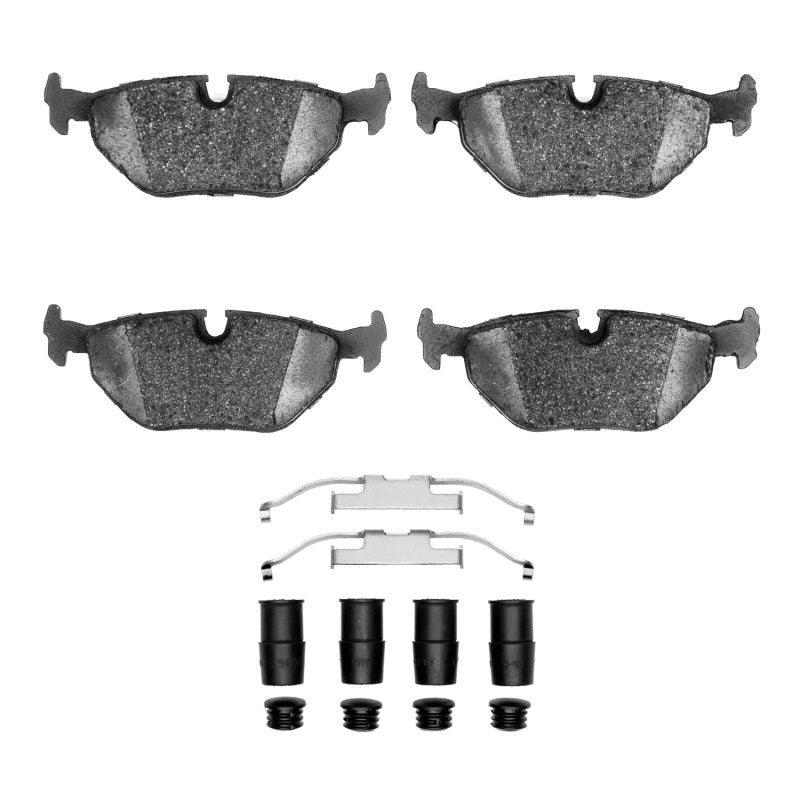 DFC 5000 Advanced Low Metallic Rear Brake Pads and Hardware Kit - BMW E32/E34/E36 1987-2002