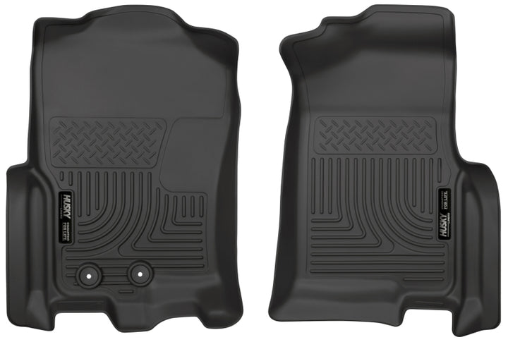 Husky Liners WeatherBeater Front Black Floor Liners for 2015 Ford Expedition and Lincoln Navigator