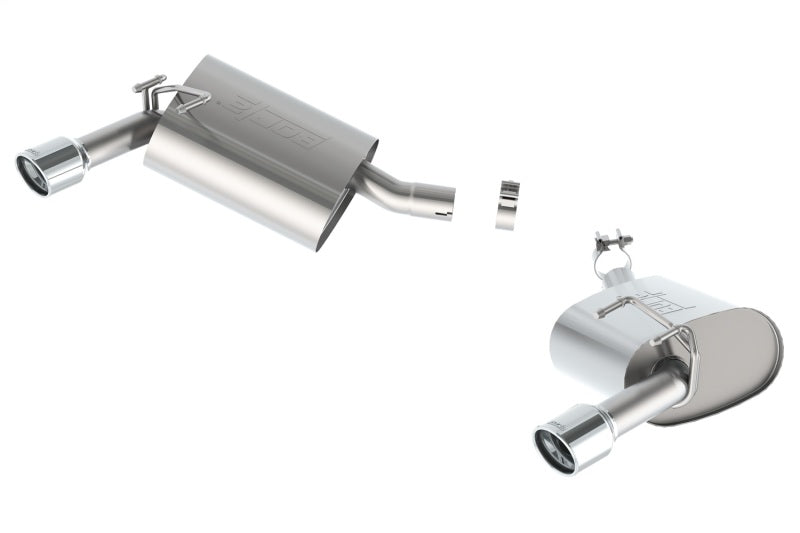 Borla Single Split Rear Exit Touring Exhaust - Borla 14-15 Chevy Camaro 3.6L V6 RWD - OneFastShop