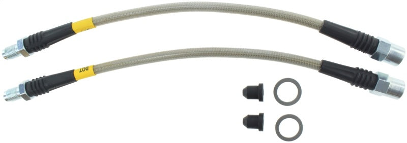 StopTech SS Rear Brake Lines for 2012-2013 BMW 335i - OneFastShop